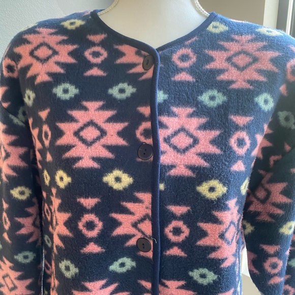 VTG 90s David Wayne Southwestern Oversized Jacket - Picture 3 of 7